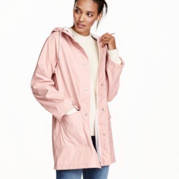 Brand New Top Shop Baby Pink Vinyl Rain Jacket - Picture 4 of 4